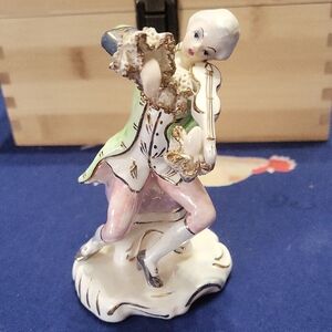 Karl Ens Porcelain Figurine with Gold Accents